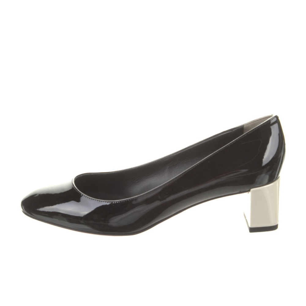 Fendi patent leather colorblock pumps